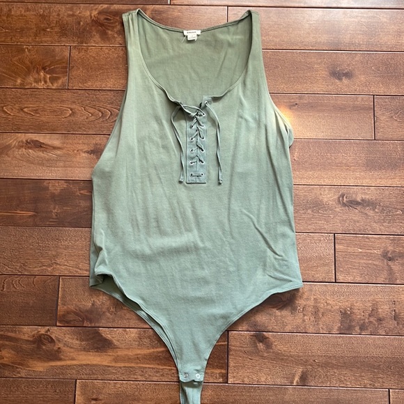 Garage Green Bodysuit - Picture 1 of 2